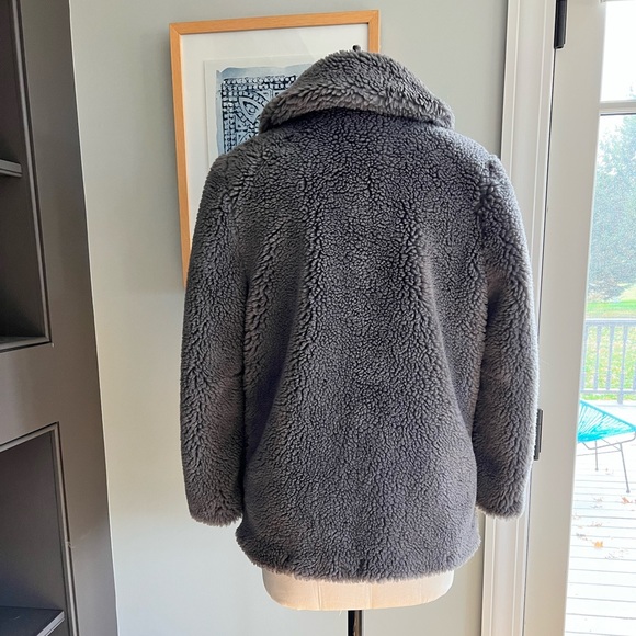 Topshop Grey Textured Jacket Last One! - Picture 8 of 9